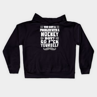 Hockey Street Hockey Stick Team Friends Kids Hoodie